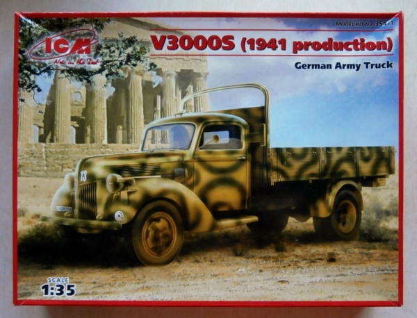 Сборная модель ICM 35411 V3000S Германский армейский грузовой автомобиль 1941 г., 1/35