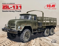 Сборная модель ICM 35515 ЗиЛ-131 Советский армейский грузовой автомобиль, 1/35