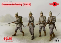 Сборная модель ICM 35679 Германская пехота (1914 г.), (4 фигуры), 1/35
