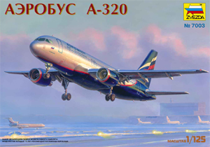 Сборная модель Пассажирский самолет «Аэробус А-320»