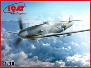 Сборная модель  ICM 48107 Мессершмитт Bf 109F-4/R6 Германский истребитель, 1/48