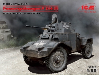 Сборная модель ICM 35374 Panzerspähwagen P 204 (f), Германский бронеавтомобиль, 1/35