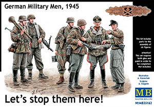 Сборная модель Master Box 35162 «Остановим их здесь!» немецкие военные, 1945 год, 1/35
