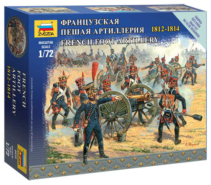 Французская пешая артиллерия 1812-1814